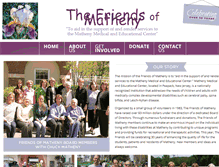 Tablet Screenshot of friendsofmatheny.org